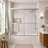 59" W x 56" H Double Sliding Semi Frameless Tub Door with Clear Glass-98154816
