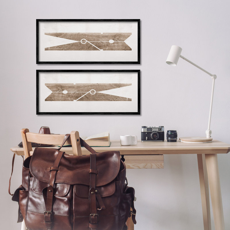 «Minimal Laundry Spespes», ensemble de 2 giclées encadrées par Daphne Polselli, Giclée encadrée noir minuit
