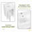 18" French Style Bathroom Cabinet with Storage, Small Space Solution with Ceramic Sink, Adjustable Shelf-725247388