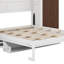 Grand lit escamotable avec lumière DEL, lit escamotable avec tiroirs de rangement pour garde-robe de bureau, lit escamotable pour chambre à coucher