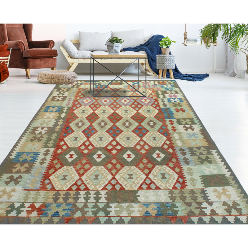 Flatweave Omer Rust Rug