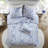 Reversible Bedding Sets Polyester Full Queen Floral Quilt for Home Bedroom