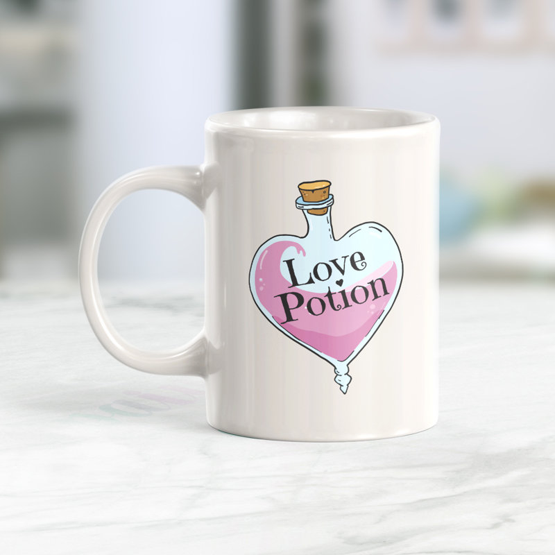 Tasse à café « Love What you do », 11 oz, Plastique, Potion d'amour