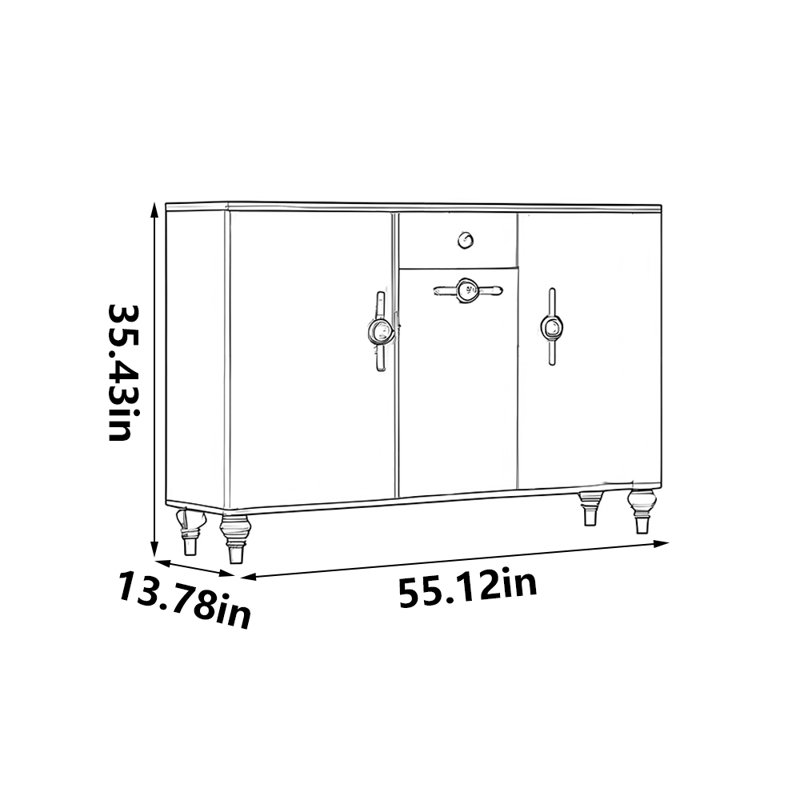 Armoire à chaussures de style italien de qualité supérieure