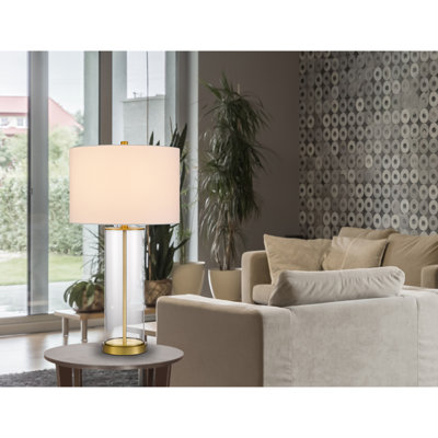 Glass Table Lamp