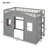 House Loft Bed With Ladder For Bedroom-392489421-392489011