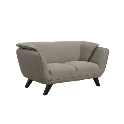Nayeli Linen Loveseat, Chic Living Room Furniture For Home, Apartment And Office