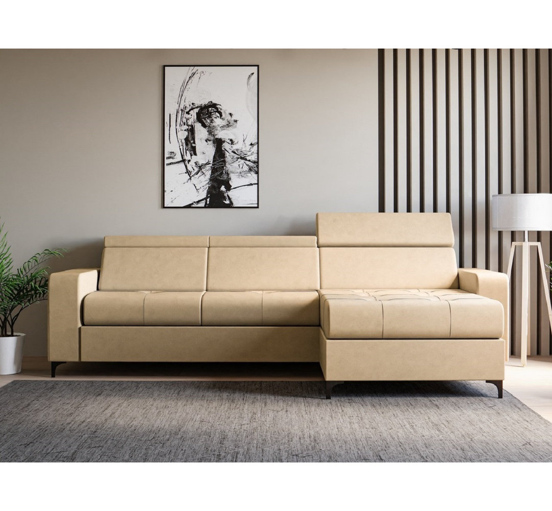 Ecksofa Angelyne mit Bettfunktion