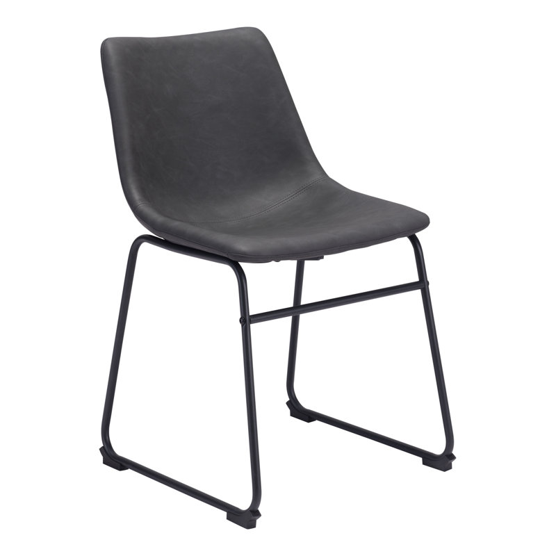 Chaise d'appoint Smart, Gris anthracite