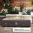  56-Inch Rectangle Magnesium Oxide Gas Fire Pit Table, Includes Tank Cover and Wind Guard-1989045613-1985237351