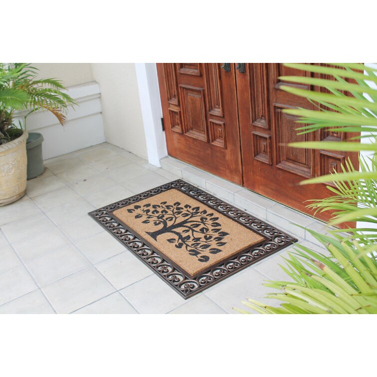 Front Door Mat Welcome Mats 2-pack - Indoor Outdoor Rug Entryway Mats For  Shoe Scraper, Ideal For Inside Outside Home High Traffic Area, Brown