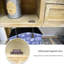 Console rectangulaire en bois manufacturé brun massif