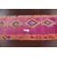 Tapis de couloir tribal oriental marocain noué à la main 4 x 13