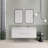Alcester 59.2'' Double Bathroom Vanity with Resin Top-374267007