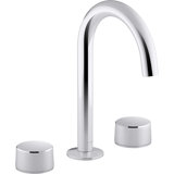 Components Wide Spread Bathroom Faucet with Handles