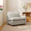 Chaise à accoudoirs en lin Gracey-337493775