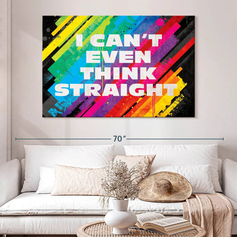 Tergel I Can't Even Think Straight, 34" H x 51" W