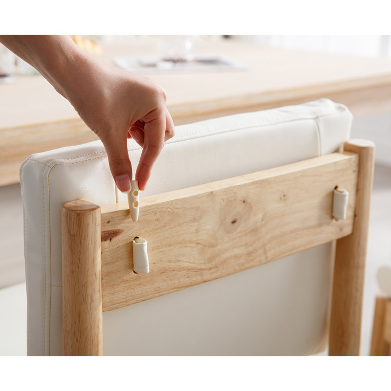 Chaise d'appoint Alrich, Blanc