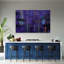 Hand -Painted In Purple - 3 Piece No Frame Print on Canvas