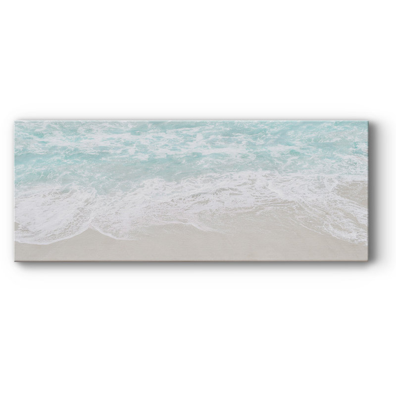 Impression sur toile «Coastline Tide», H 20 po x l 50 po x P 1,5 po