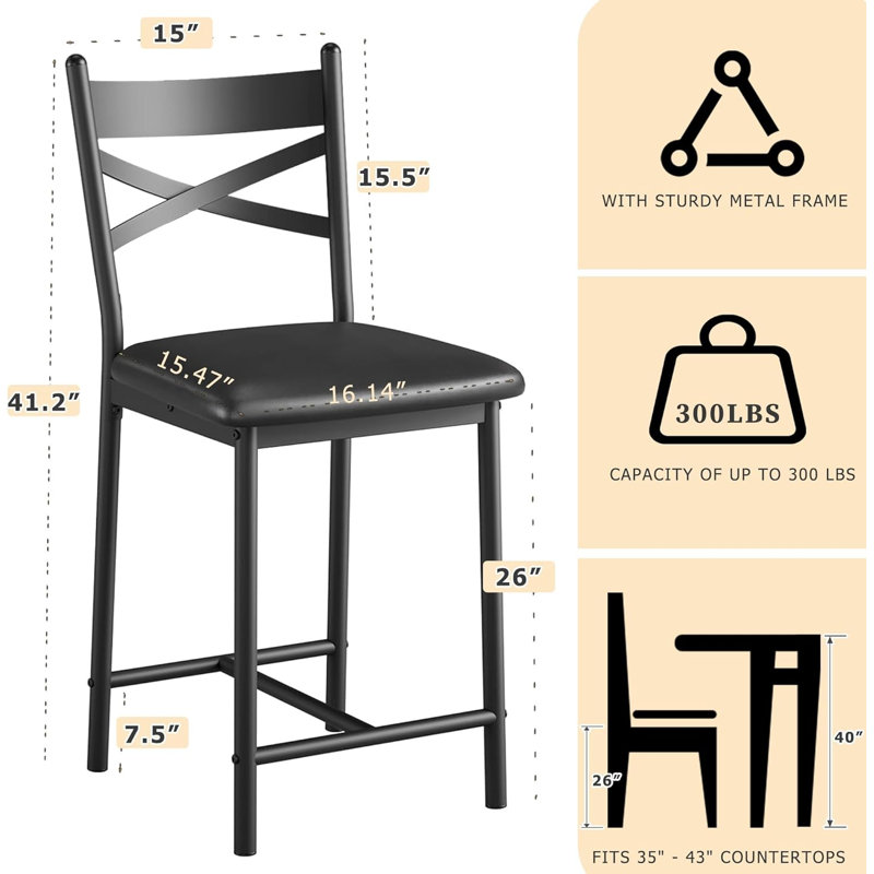 Faux Leather Accent Chair