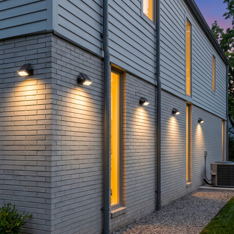 Solar Path Lights, Adjustable 2-in-1 Wall/Ground Light