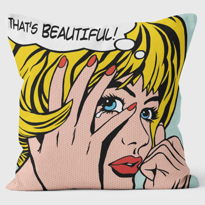 That's Beautiful!- Pop Art Cushion