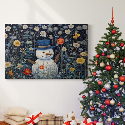 Christmas Holiday Arts - Toile tendue avec châssis