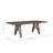 Brogdon Wood Finish 72"-90" Extendable Dining Set, Dining Table With Leaf And Cream Fabric Chairs-582400006-582400007