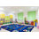 Reading By The Book Tufted Premium Classroom Blue Area Rug