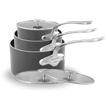 Mauviel M'STONE 3 10-Piece Cookware Set With Cast Stainless Steel