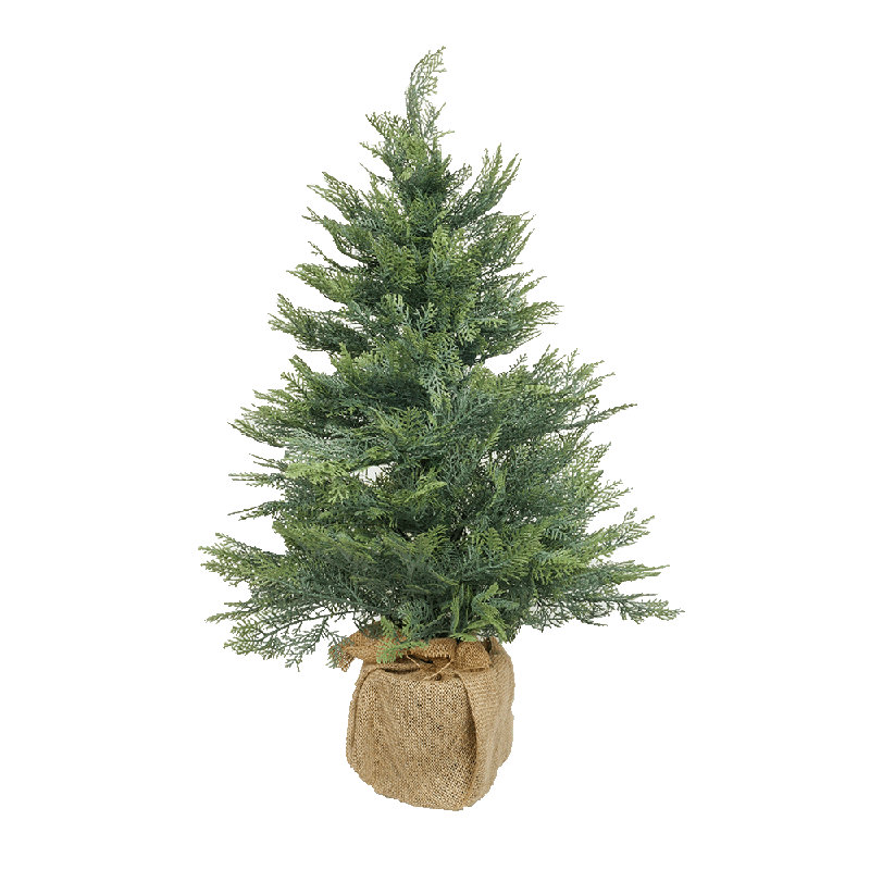 Artificial Cypress Christmas Tree, 2.95ft H