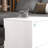 Nightstand with LED Lights, Bedside Table with Drawer and Shelf