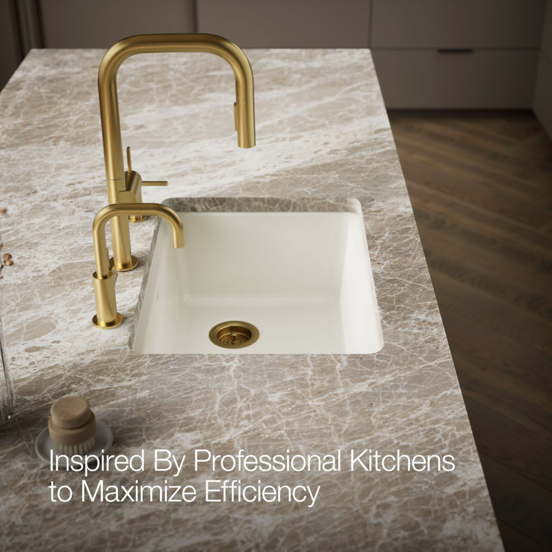 Riverby® 27"L x 22"W Kitchen Sink, Biscuit