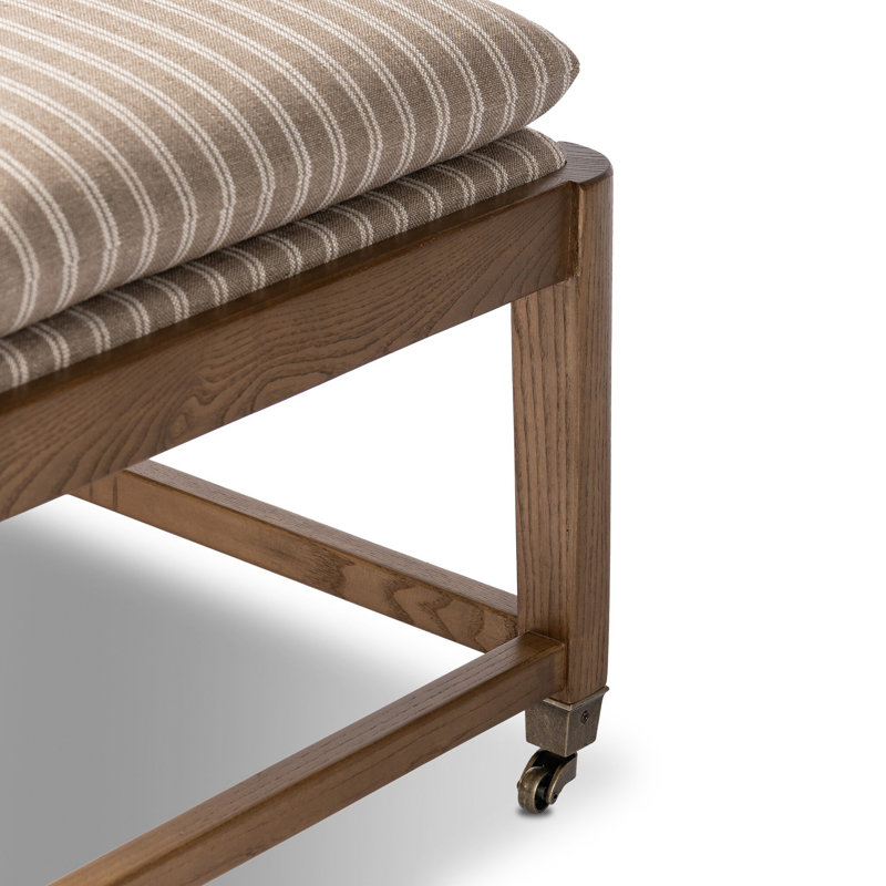 Eleanor Upholstered Stool, Rodin Sand