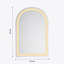 Miroir mural de salle de bain 20 * 30 avec lumière élevée et anti-buée-907355548