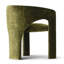 Chaise rembourrée moderne en chenille avec accoudoirs-1714058051