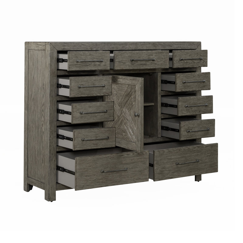 Jazaniah 11 Drawer 1 Door Chesser