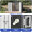 Edrosie Inc 6x4ft Metal Lockable Outdoor Storage Shed Dark Gray