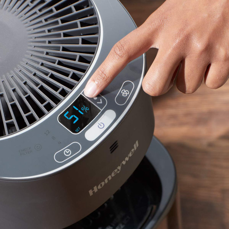Honeywell Black Top Fill Tower Cool Mist Humidifier with Digital Humidistat