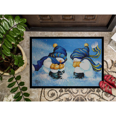 Gossy Non-Slip Christmas Outdoor Doormat