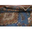 Tapis bleu délavé traditionnel 8 x 11