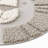 Levant Lion Round Shag Area Rug-824958971