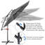 Parasol suspendu d'extérieur 10 pi Brunet-861279438