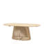 Acacia Oval Solid Wood Dining Table