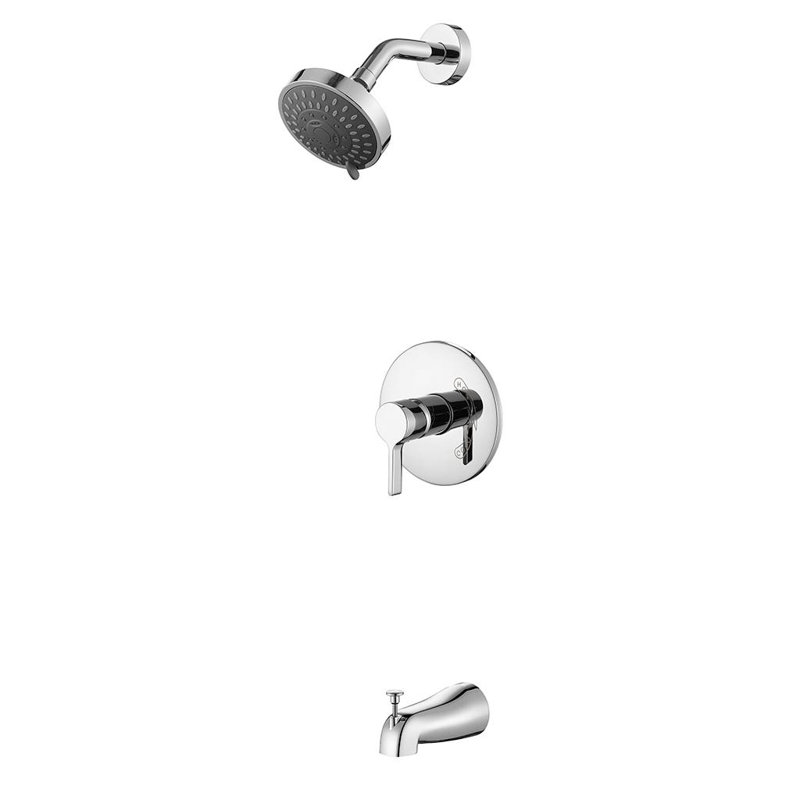 All-In-One Kit with Rough in-Valve, Chrome
