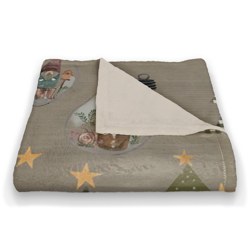 Hand Woven Throw Blanket, Gray