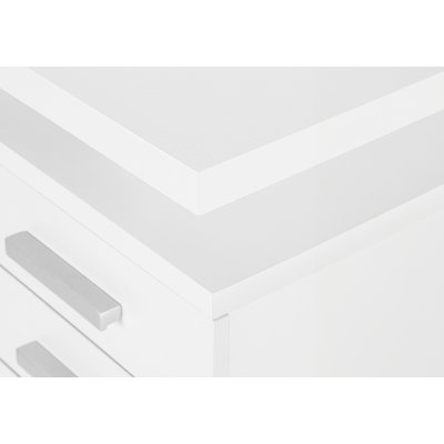 Writing Desk, Home Office Computer Desk With 3 Storage Drawers