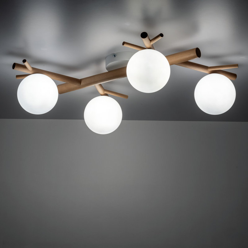 Briana Glass Flush Mount