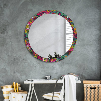Huldar Glass Flat Wall Mirror